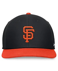 Nike Men's Black/Orange San Francisco Giants Evergreen Two-Tone Snapback Hat