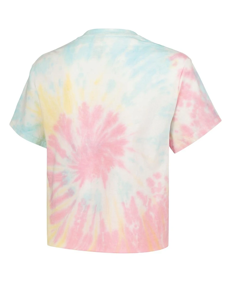Mad Engine Unisex Blue Lilo and Stitch Colorful Tie-Dye T-Shirt