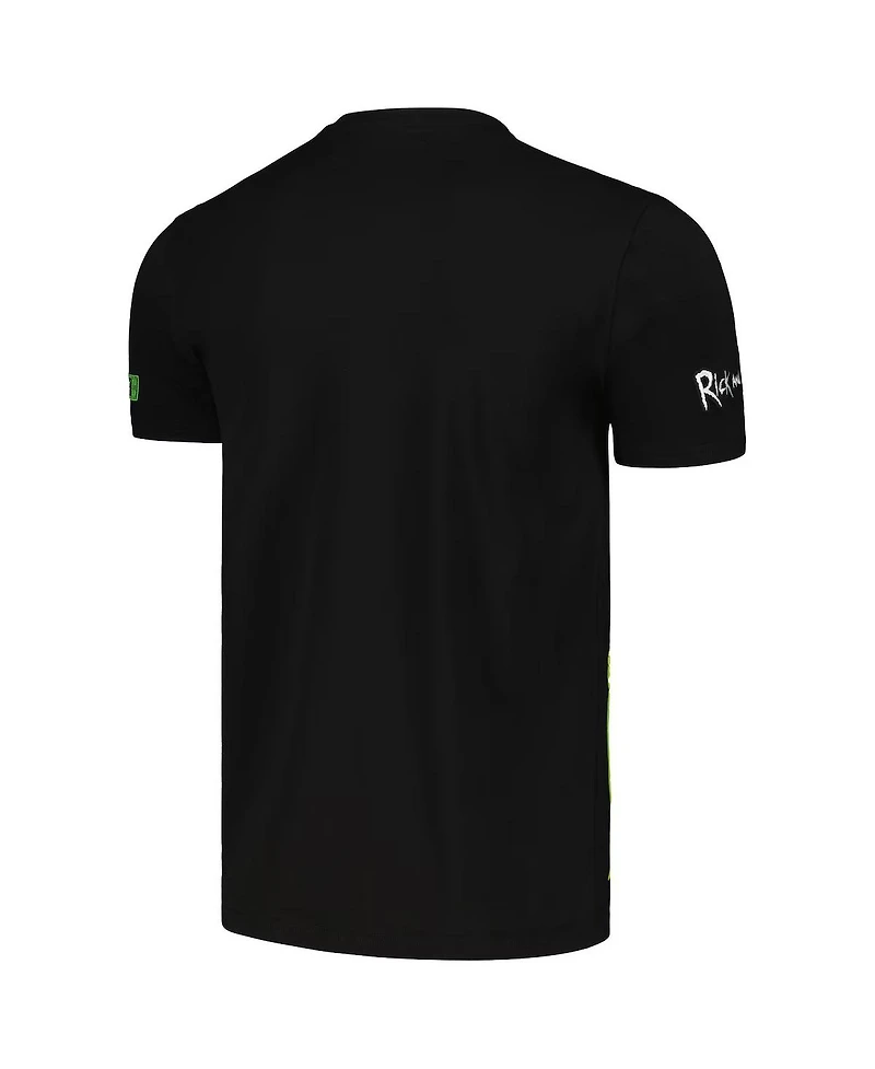 Freeze Max Unisex Black Rick And Morty Electric Shock T-Shirt