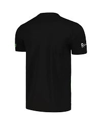 Freeze Max Unisex Black Rick And Morty Electric Shock T-Shirt