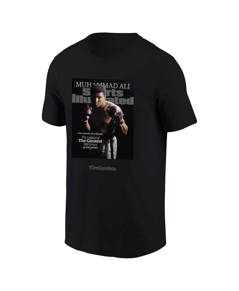 Contenders Clothing Unisex Muhammad Ali Black Sports Illustrated x The Greatest Cover T-Shirt