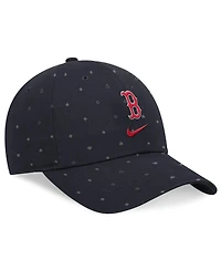 Nike Men's Navy Boston Red Sox Primetime Print Club Adjustable Hat