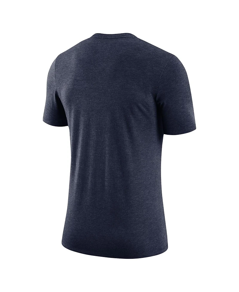 Nike Men's Navy West Virginia Mountaineers Retro Tri-Blend T-Shirt