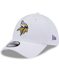 New Era Men's White Minnesota Vikings Main 39Thirty Flex Hat