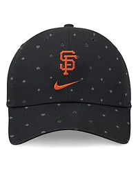 Nike Men's Black San Francisco Giants Primetime Print Club Adjustable Hat