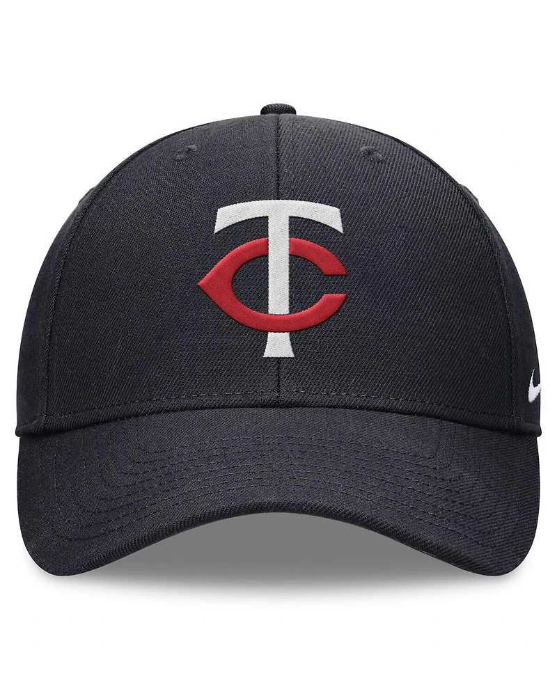 Nike Men's Navy Minnesota Twins Evergreen Club Performance Adjustable Hat