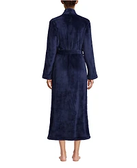 Lands' End Women's Tall Cozy Plush Long Wrap Robe