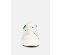 Endler Womens Color Block Leather Sneakers