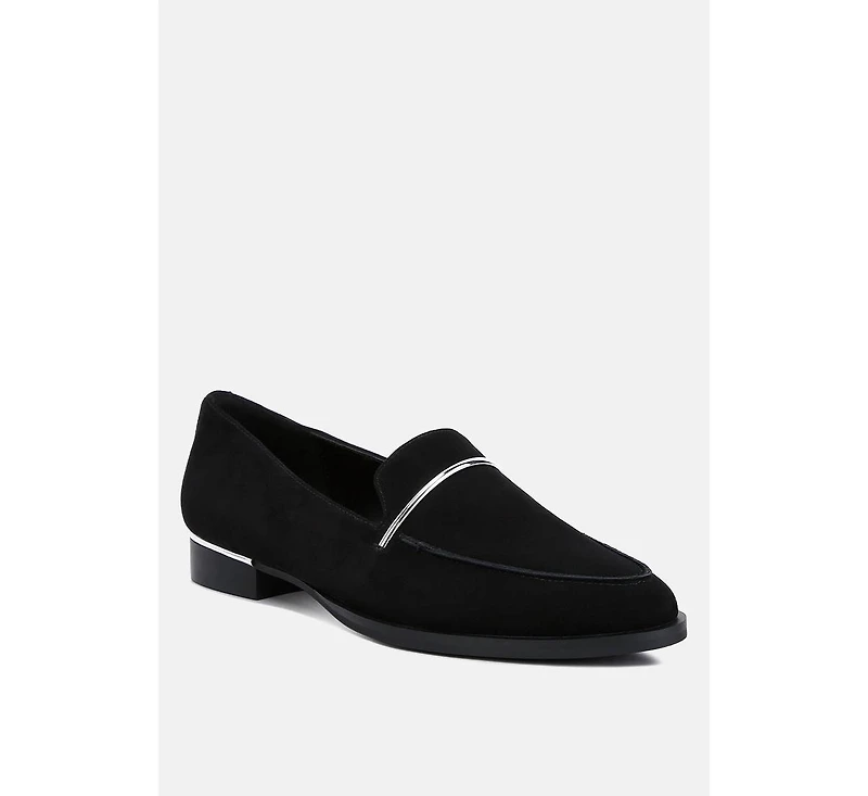 Paulina Womens Suede Leather Loafers