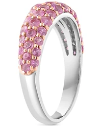 Effy Ruby Cluster Dome Ring (1-3/4 ct. t.w.) Sterling Silver (Also available Pink Sapphire & Sapphire)