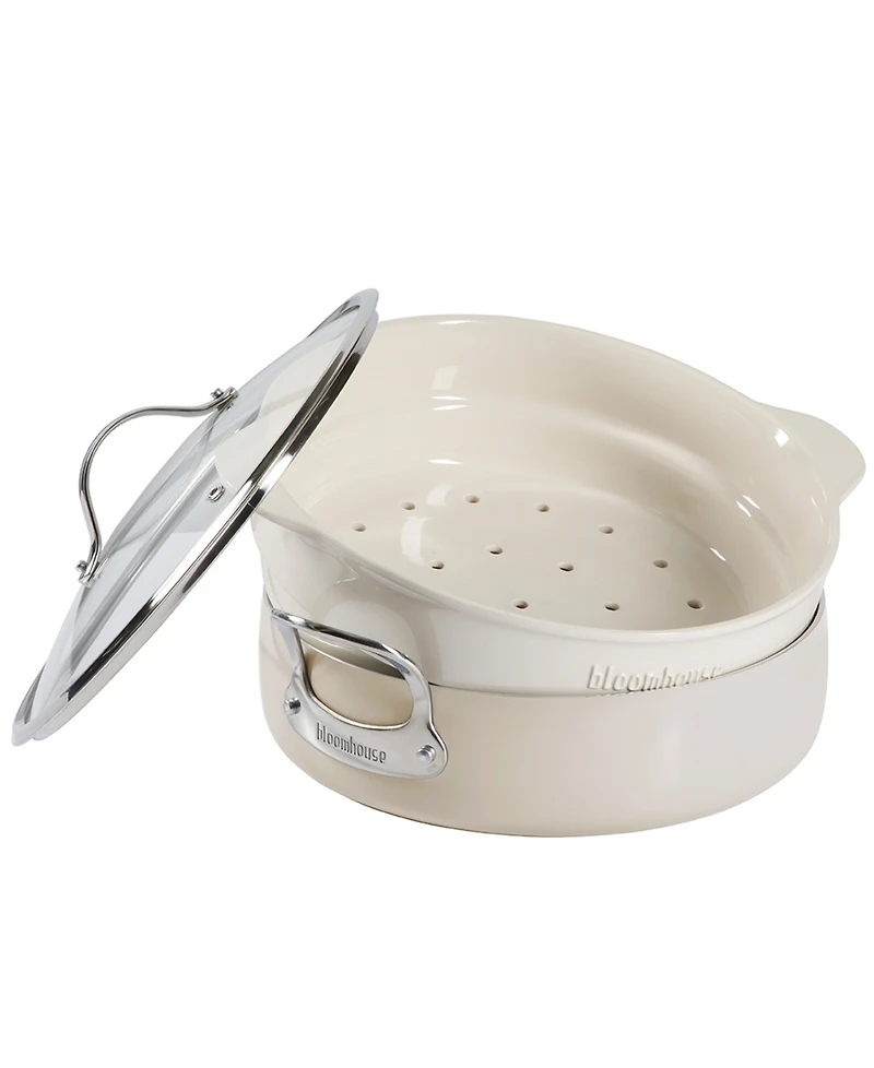 Bloomhouse 6 Qt Enamel Everyday Pan
