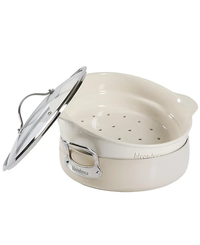 Bloomhouse 6 Qt Enamel Everyday Pan