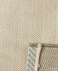 Safavieh Courtyard CY7896 Beige and Blue 5'3" x 7'7" Outdoor Area Rug