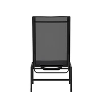 Braelin Set Of 2 Text Ilene Adjustable 5 Position Patio Chaise Lounge And Metal Frame Chair