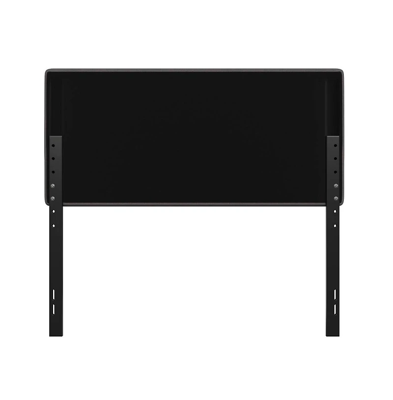 Merrick Lane Coppola Full Headboard With Tufted Upholstery And Powder Coated Metal Frame