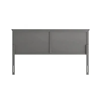 Merrick Lane Marta King Herring Bone Wooden Adjustable Headboard Only