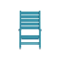 Fielder Contemporary Rocking Chair, All-Weather Hdpe Indoor/Outdoor Rocker
