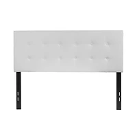 Button Tufted Full Upholstered Headboard