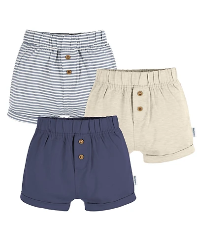 Gerber Baby Knit Short, 3-Pack