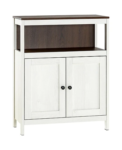 kleankin Bathroom Storage Cabinet W/ Adjustable Shelf, and