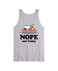 Hybrid Apparel Peanuts Nope Mens Jersey Tank