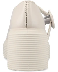 Journee Collection Women's Zarynn Mary Jane Treaded Outsole Platform Pumps