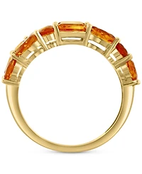 Effy Citrine (2-1/3 ct. t.w.) & Diamond (1/5 ct. t.w.) Multirow Ring in 14k Gold