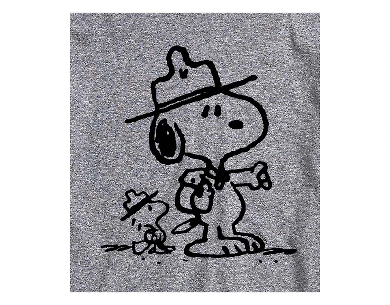Hybrid Apparel Peanuts Outdoor Mens Short Sleeve Tee