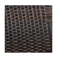 Embry All-Weather Indoor/Outdoor Stacking Patio Dining Chairs With Steel Frame And Weather Resistant Pe Rattan