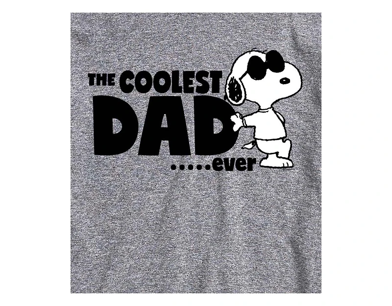 Hybrid Apparel Peanuts Dad Mens Short Sleeve Tee