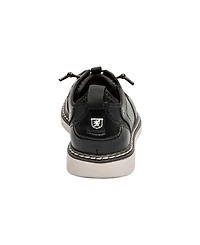Stacy Adams Little and Big Boys Sync Plain Toe Elastic Lace Up Dress Shoe