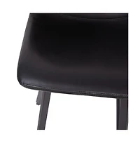 Oretha Set Of 2 Modern Upholstered Stools With Contoured
