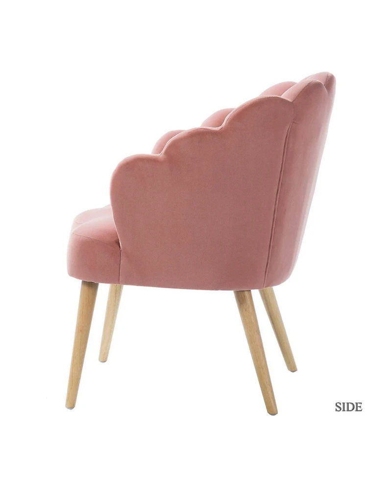 Boho Accent Velvet Upholstered Living Room Chairs for Makeup Room Bedroom