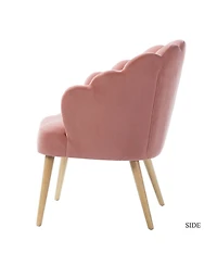 Boho Accent Velvet Upholstered Living Room Chairs for Makeup Room Bedroom