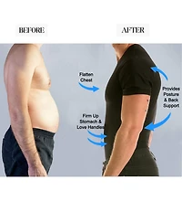 Men's Big & Tall Insta Slim 3 Pack Compression Short Sleeve Crew-Neck T-Shirts