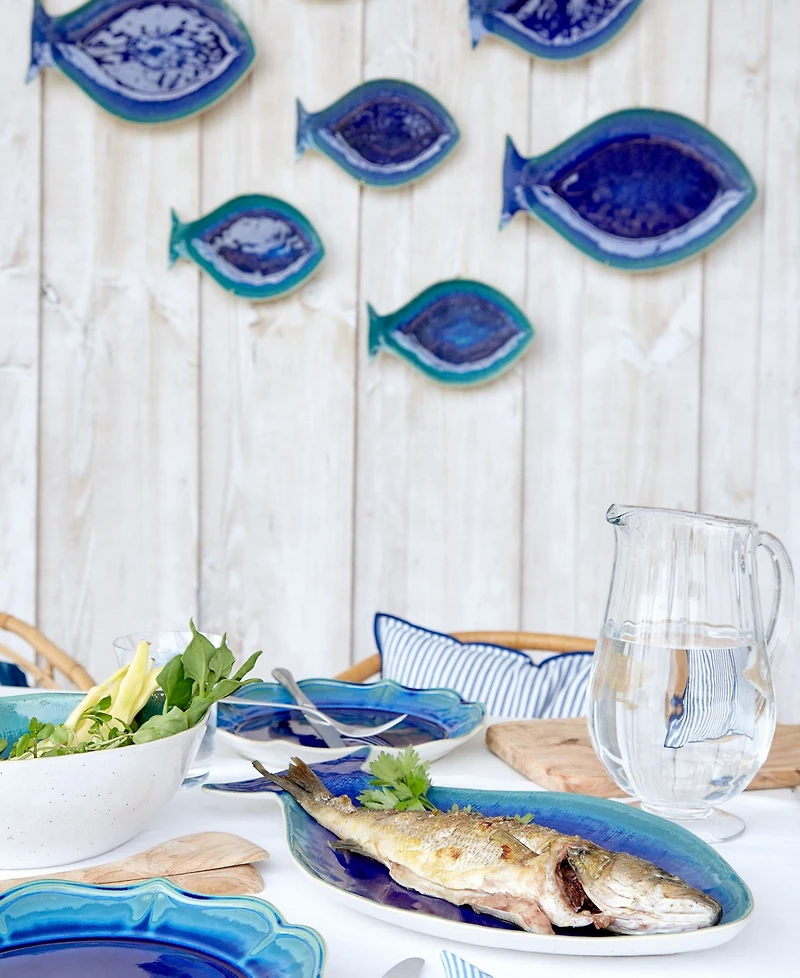 Casafina by Costa Nova Dori Large Fish Platter 17 Inch