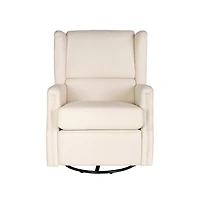 Abby 3-In-1 Wingback Manual Recliner Rocker Swivel Glider Chair