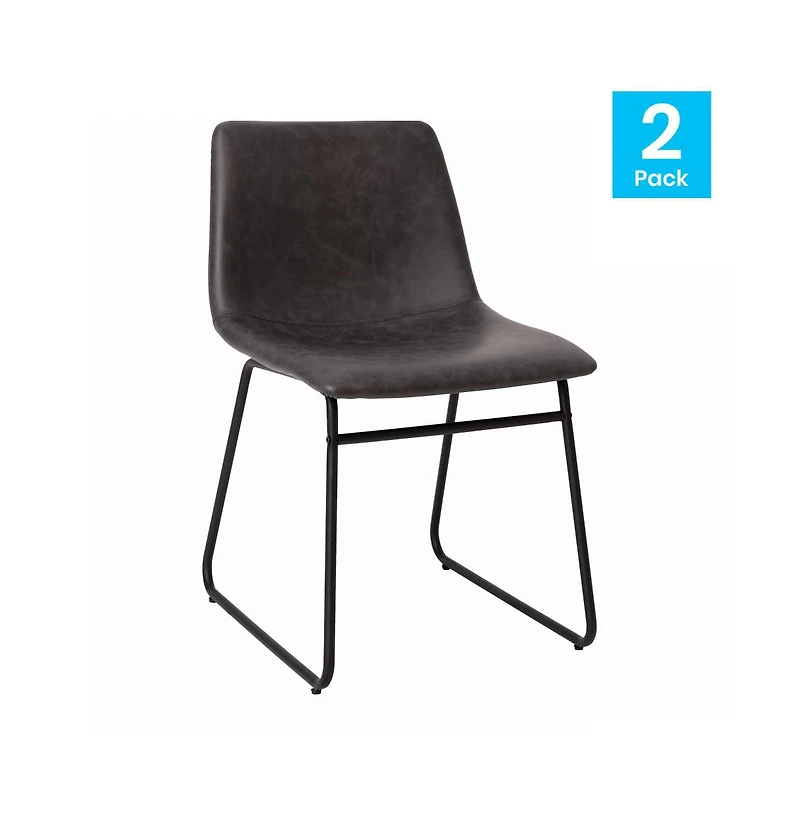 Carrollton 18 Inch Bucket Seat Dining Chairs