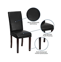 Vallia Series Panel Back Parson'S Chair For Kitchen, Dining Room And More