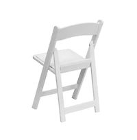 Set Of 4 800 Lb Weight Capacity Indoor/Outdoor Resin Folding Chairs