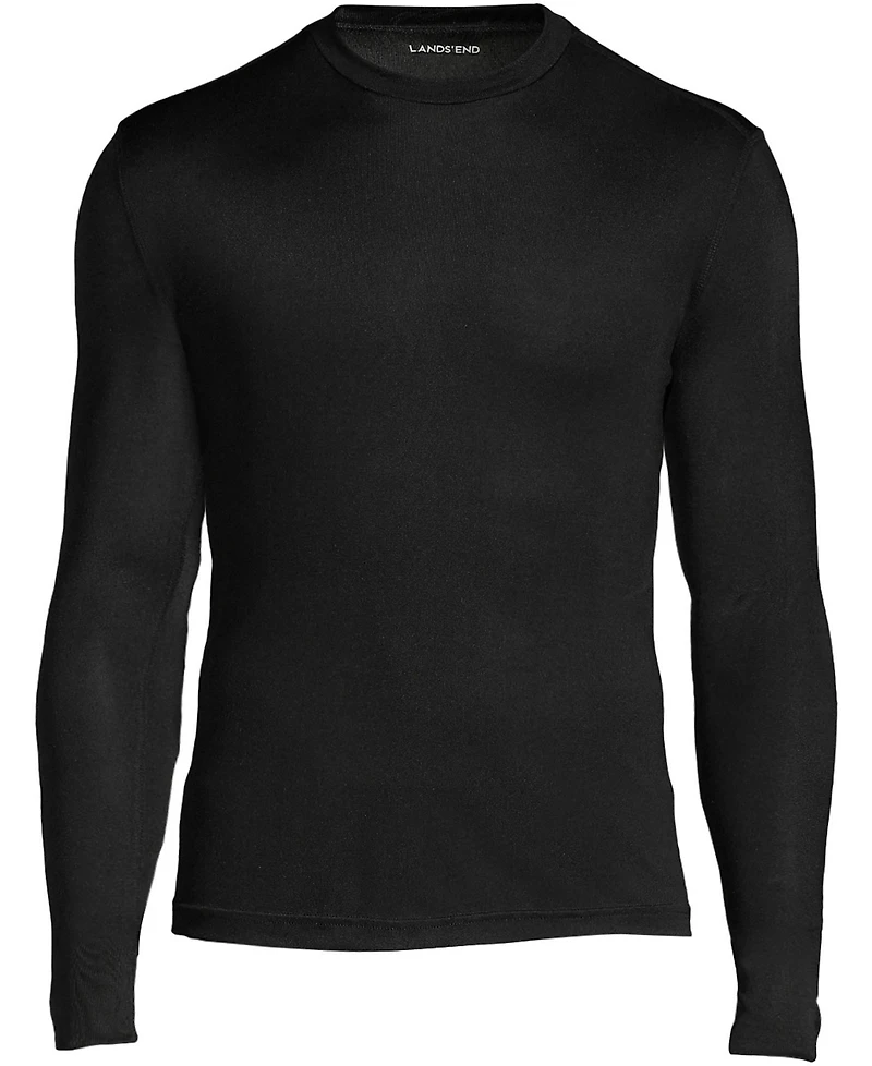 Lands' End Men's Silk Long Underwear Crew Neck