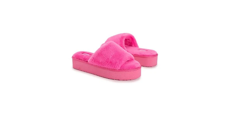 Muk Luks Women's Platform Slide Slipper