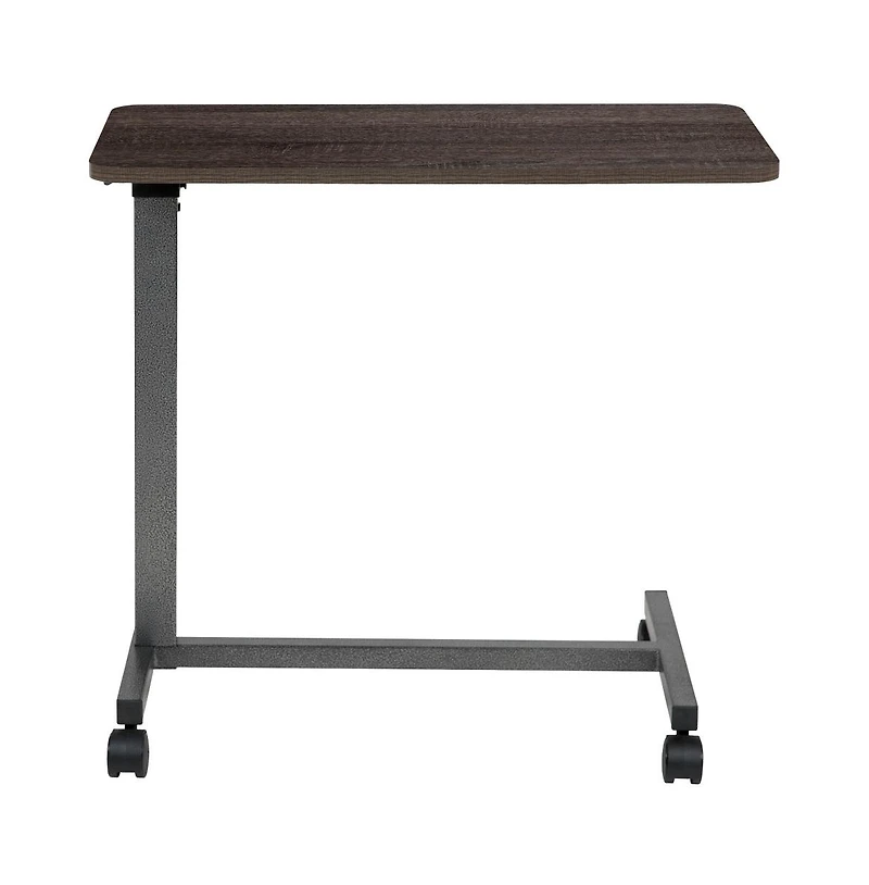 Adjustable Overbed Table With Wheels For Home And Hospital