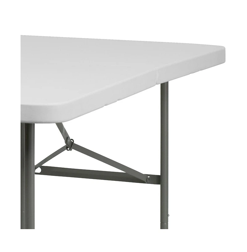 Emma+Oliver 5-Foot Bi-Fold Plastic Folding Table