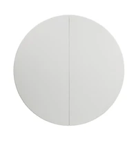 Emma+Oliver 5-Foot Round Bi-Fold Plastic Folding Table With Carrying Handle