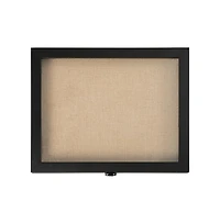 Wood Shadow Box Display Case - Solid Wood With Acrylic Window - Security Latch - For Mementos And Keepsakes
