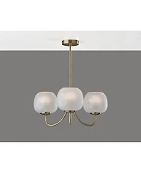 Adesso 24.5" Magnolia Chandelier