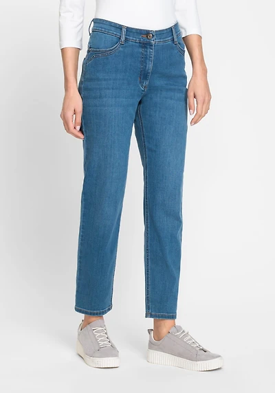Olsen Women's Mona Fit Slim Leg Power Stretch Jean