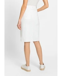 Olsen Women's Power Stretch Denim Skirt