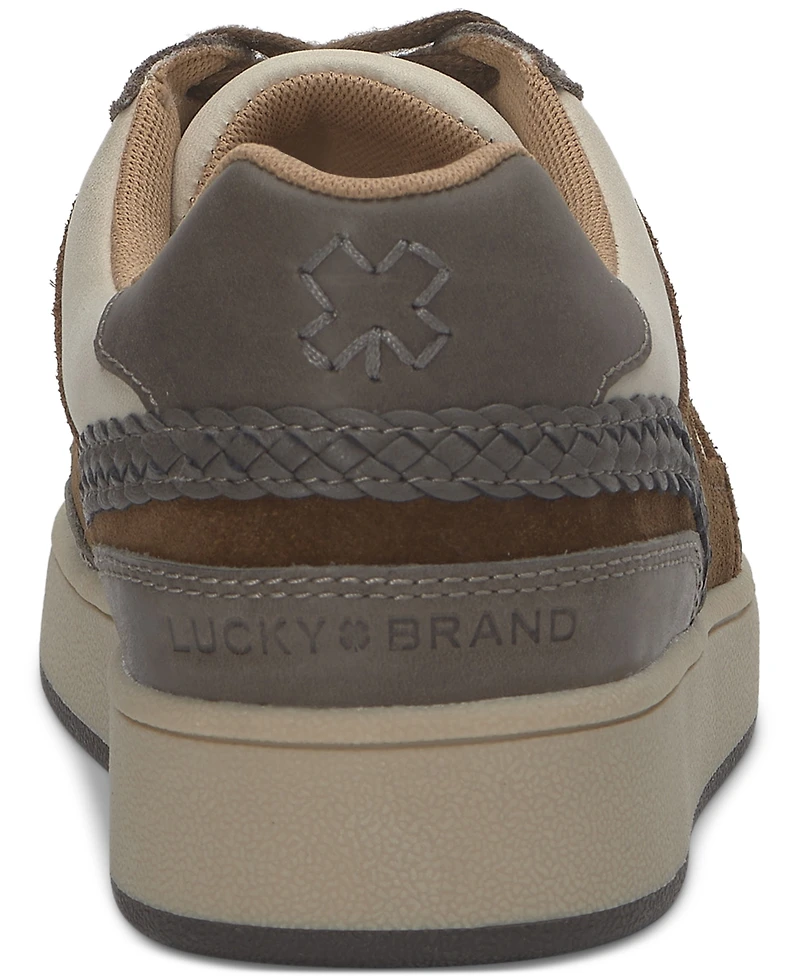 Lucky Brand Women's Halinna Court Lace-Up Sneakers